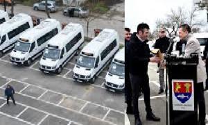 Microbuze electrice noi pentru școlile din Dolj