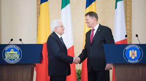 Președintele Italiei a făcut o vizită în România