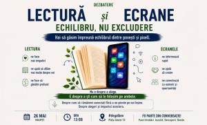 Dezbatere dedicată liceenilor din Sectorul 1: Cum pot adolescenții să citească mai mult fără să renunțe la tehnologie