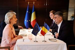 Întâlnire Marcel Ciolacu-Ursula von der Leyen la București
