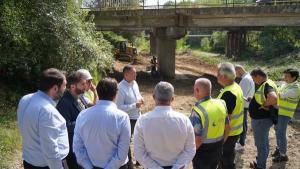 Au început lucrările la podul peste pârâul Bizdidel