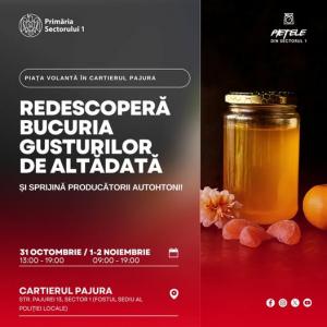 Piață volantă „de weekend” în cartierul Pajura