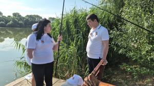 Concurs internațional de pescuit pentru persoanele cu dizabilități la Galați