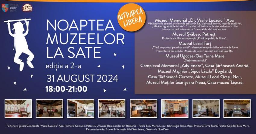 ″Noaptea muzeelor la sate″ în Satu Mare