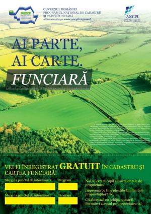 Peste 680.000 de cărți funciare, eliberate gratuit pentru cetățeni, cu fonduri europene