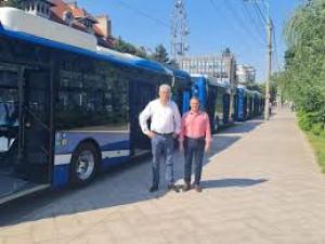 Peste 40 de autobuze electrice vor ajunge în transportul public brăilean