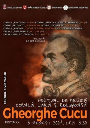 A XX-a ediție a Festivalulului „Gheorghe Cucu”, la Vaslui